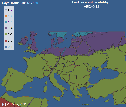 Optimum visibility (AEC ~ 0.15)