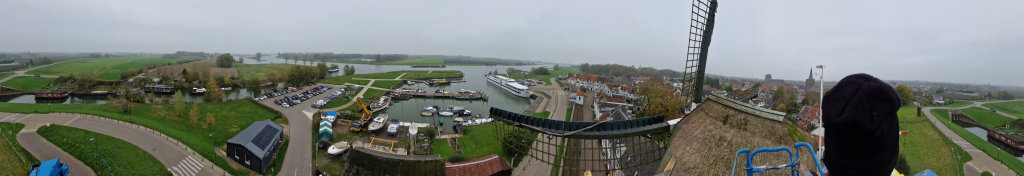 View from cap of Rijn en Lek
