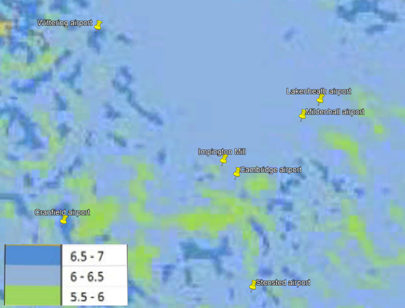 Airports aroudn
          Impington