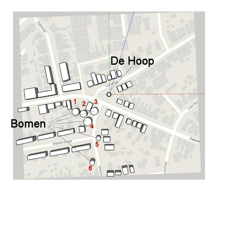 De Hoop modle in SketchUp