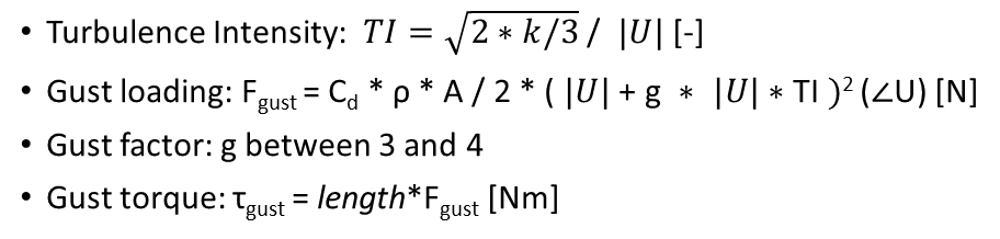 GustTorque formula