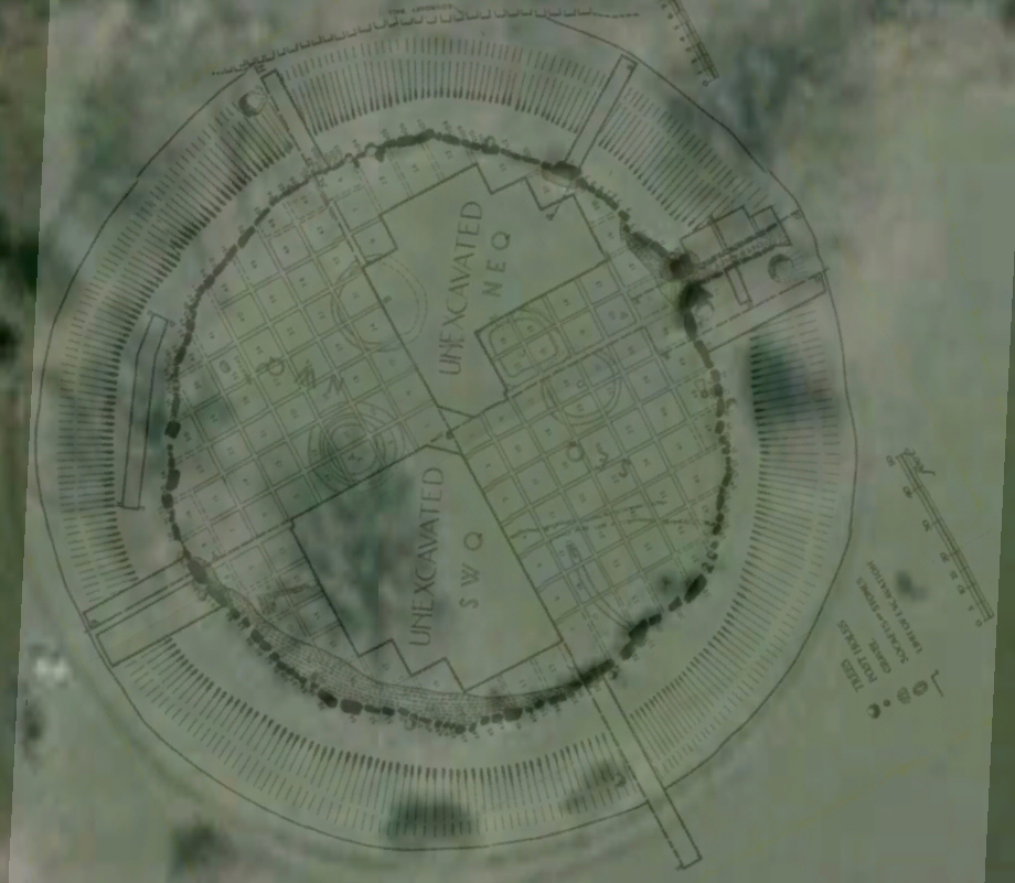 Grange stone circle plan