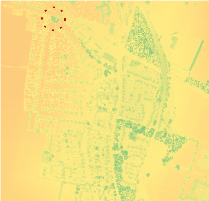 DSm heights
                  at Impington
