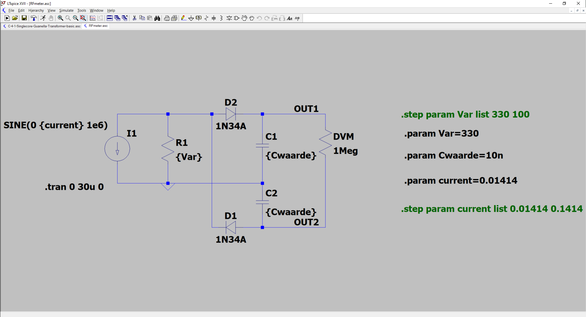RF current meter