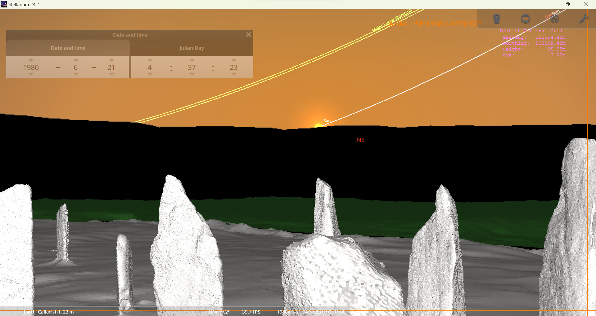 View I from
                  Stellarium