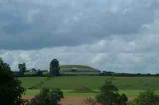 Newgrange with in the foreground Mount A